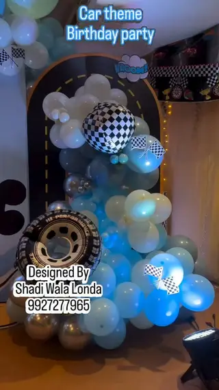 Car Theme Birthday Decor