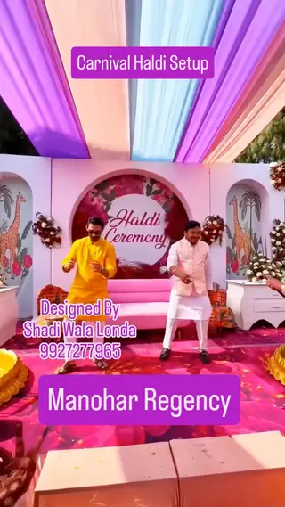 Carnival Haldi Decor