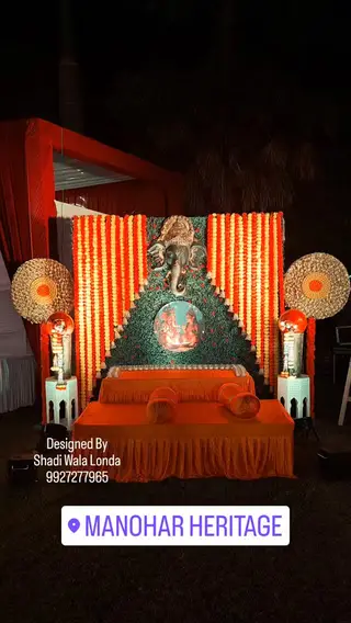 Diwali Marigold & Diya Decor