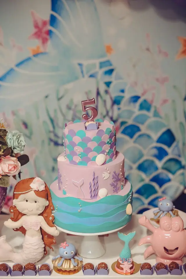 Mermaid Theme Birthday Decor, photo 2