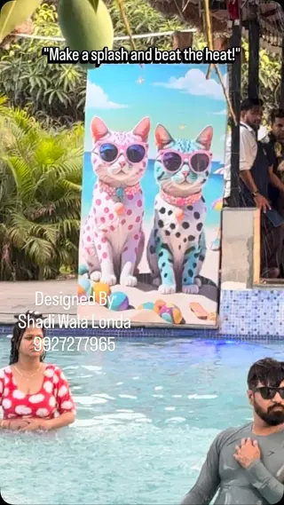 Pool Party Decor