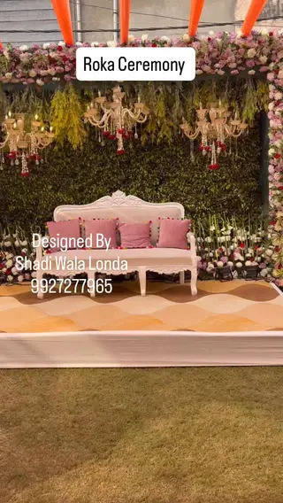 Roka Ceremony Decor