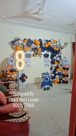 Space Theme Birthday Decor