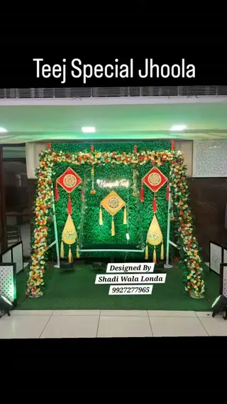 Teej Jhoola Decor