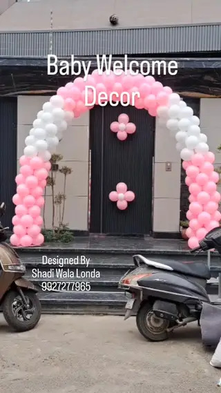 Welcome Baby Girl Pastel Decor